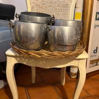 Pentoloni vintage in alluminio anni ‘40