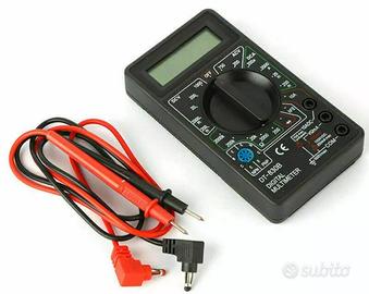 TESTER MULTIMETRO DIGITALE PROFESSIONALE DT830B + 