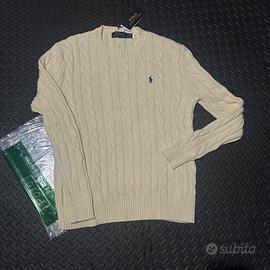 Maglione della ralph lauren a trecce