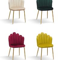 SEDIA POLTRONCINA  CONCHIGLIA VENTAGLIO  VELLUTO