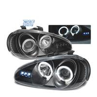 FARI OCCHI ANGELICI MAZDA MX3 91-98 FONDO NERO