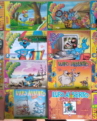 Lotto fumetti Lupo Alberto editi da Macchia Nera