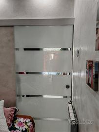  porta scorrevole in vetro 