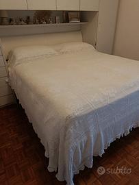 copriletto matrimoniale vintage fatto a mano 