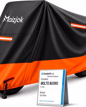 Maizjok® Telo Moto Impermeabile, Coprimoto esterno