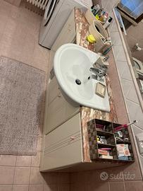 Water, Bidet e Mobile con Lavabo Dolomite