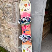 Snowboard drake + attacchi salomon