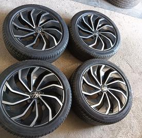 kit cerchi e gomme originali da 17 x ww/audi/seat/
