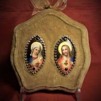 EX VOTO DEVOZIONALE  “SACRI CUORI" -1800 sec.XIX