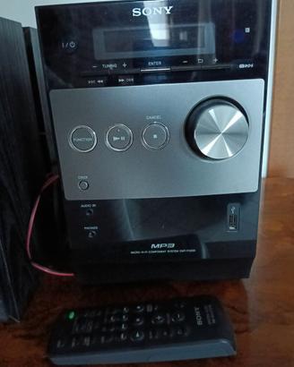 Micro hi fi component system sony mp3