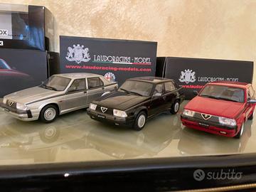 Alfa 75 turbo America 3.0 V6 scala 1:18 + Stelvio