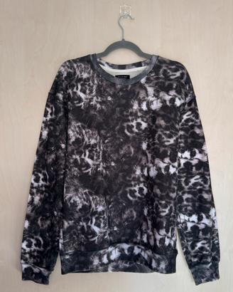 Felpa Vintage Zara Fantasia Animalier Taglia L