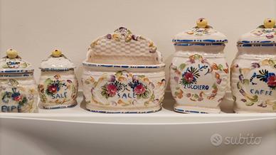 Set per Sale, Pepe, Zucchero e Caffè - ceramica