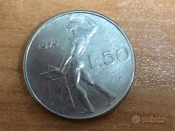 50 LIRE anno 1979 VULCANO