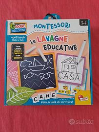 le lavagne educative Montessori 3/6 anni