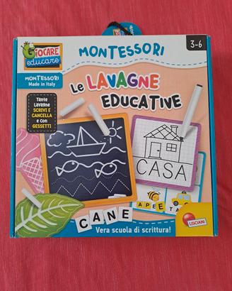 le lavagne educative Montessori 3/6 anni