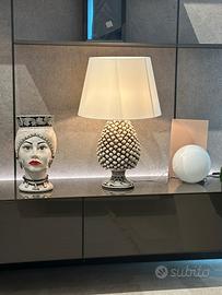 SPLENDIDO LUME PIGNA IN CERAMICA DI CALTAGIRONE