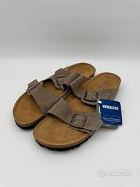 Birkenstock Arizona Suede Taupe 45 Nuove
