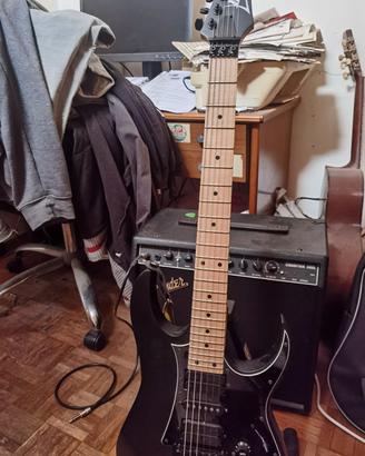 IBANEZ RG 550 BK BLACK + FENDER COMBO CHAMPION 50 