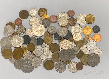 Lotto 87 monete Germania pre euro circa 400 gr.