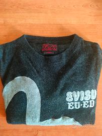 Evisu maglione L lana