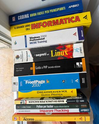 Lotto 11 Libri Informatica Python Linux Hacking