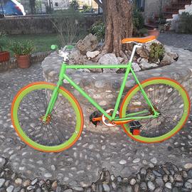 Bici Scatto Fisso Fixed Gear No Logo - 56 L