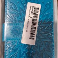 custodia libro pelle Samsung S5 mini 