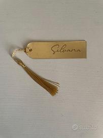 1x Segnaposto Targa dorata con Nome PERSONALIZZATO