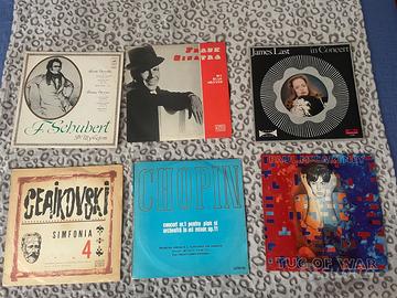 lotto 28 vinili 45 e 33 giri pop rock vintage '80