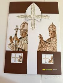 Francobollo Giovanni XXIII e Giovanni Paolo II