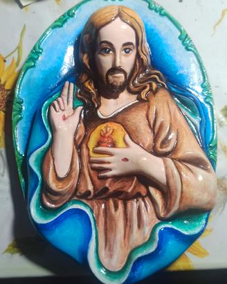 Sacro cuore di Gesù rilievo