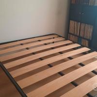 Rete a doghe larghe 160x190 con piedini