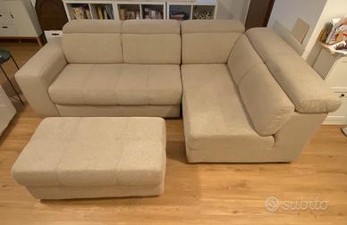 Divano angolare beige - Mondo Divani