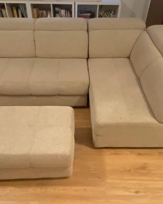 Divano angolare beige - Mondo Divani