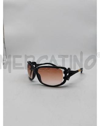 OCCHIALI DONNA JIMMY CHOO NERI LENTE ARANCIONE