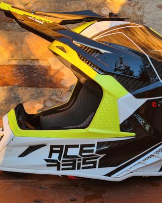 Casco cross enduro carbonio Acerbis