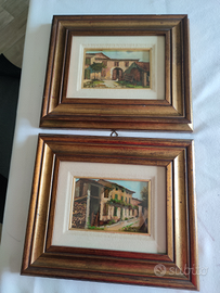 Coppia quadri agresti