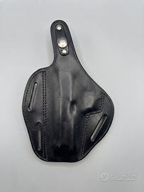 Fondina in pelle nera