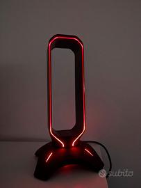 Supporto cuffie Trust GXT 265 Cintar RGB-Gaming PC