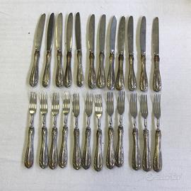 Posate da Dolce Manico Argento 800 SOLING 12x12