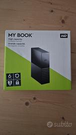 hard disk esterno WD my book 6 tera