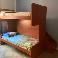 Letto a castello con pedana
