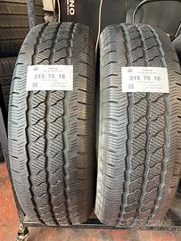 GOMME 215 75 16C 113R TYRE 40 4 STAGIONI USATE