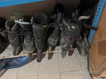 3 paia di Roller ROCES ,  K2 softboot  e OXELO