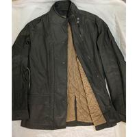 Giacca/trench nera imbottita D.Alessandrini -Tg.52