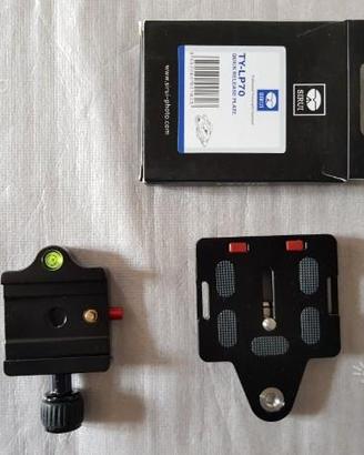 Slitta ed attacco treppiede Sony Nikon Canon