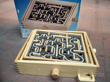Gioco legno labirinto magia lavagnetta