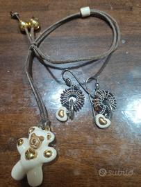 collana e orecchini thun