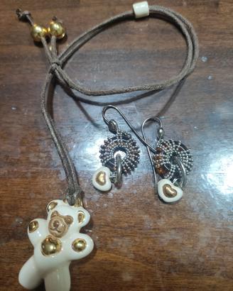 collana e orecchini thun